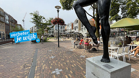 Logo gemeente Veenendaal en beeldmerk verbeter je wijk